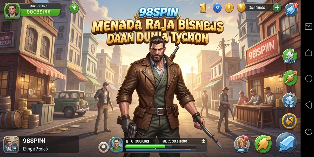 Tampilan gameplay Tycoon yang menarik di 98SPIN.
