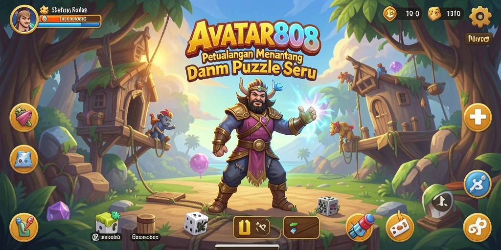 Screenshot AVATAR808 menampilkan aksi gameplay teka-teki yang menantang.