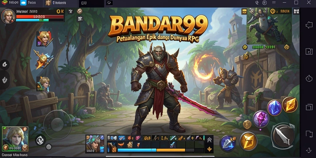Tampilan gameplay yang seru dan menantang dalam BANDAR99.
