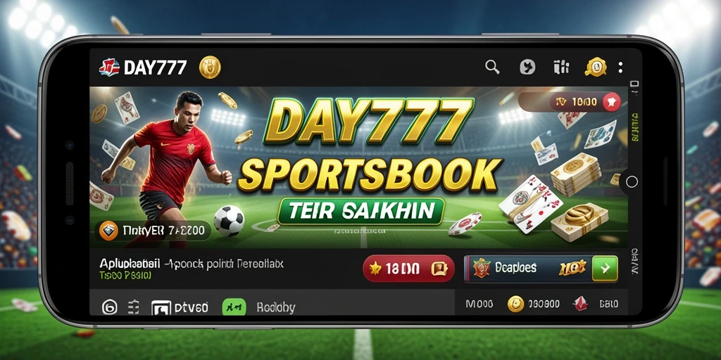 Tampilan gameplay Sportsbook yang menarik dan interaktif.