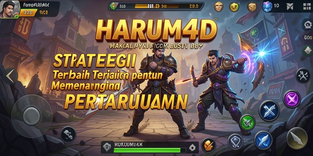 Screenshot gameplay strategi yang intens dan seru di HARUM4D.