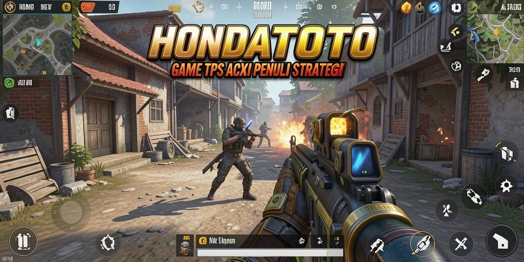Tampilan gameplay HONDATOTO dengan aksi menegangkan.