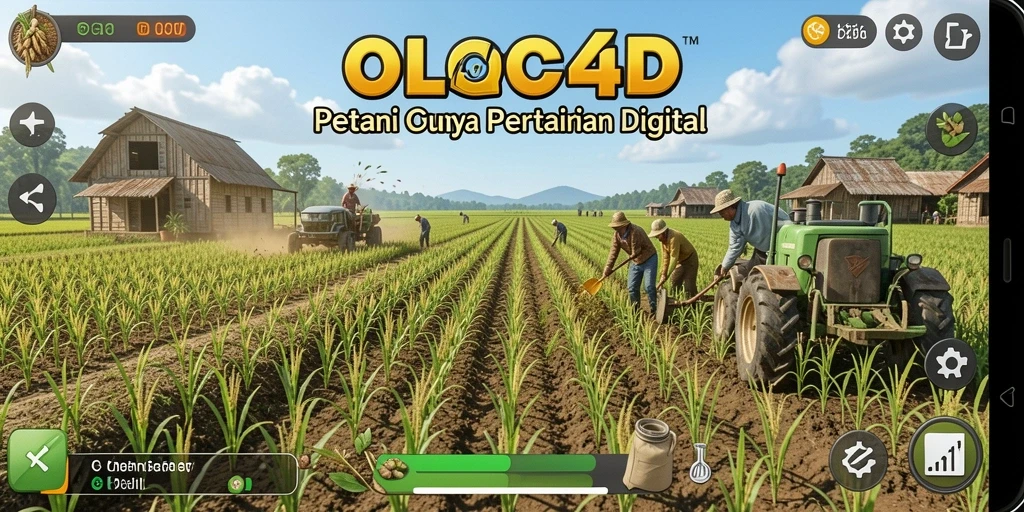 Tampilan gameplay OLLO4D yang menarik dan interaktif di dunia pertanian.