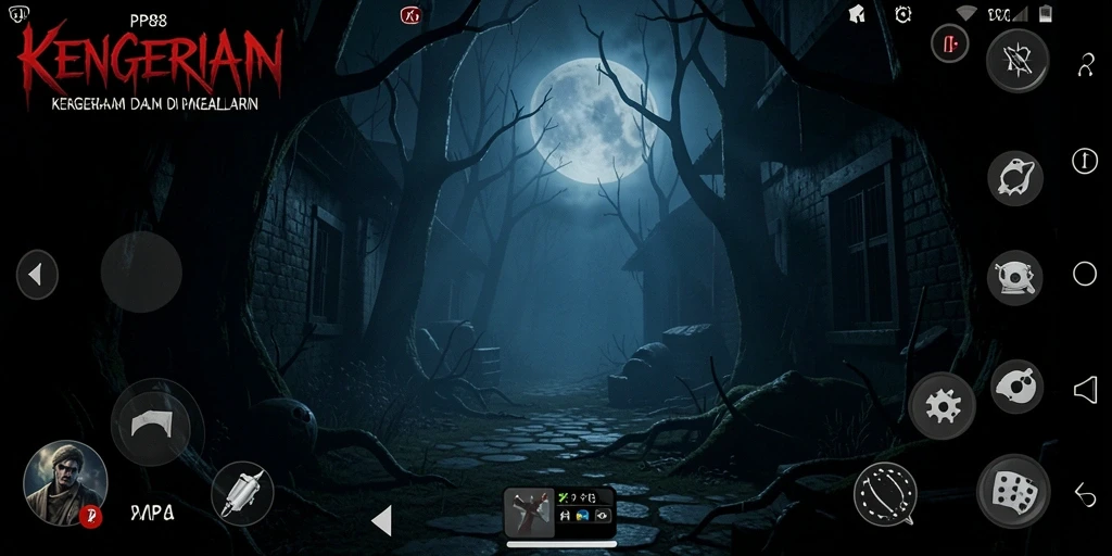 Gameplay menegangkan di lingkungan menyeramkan PP88.