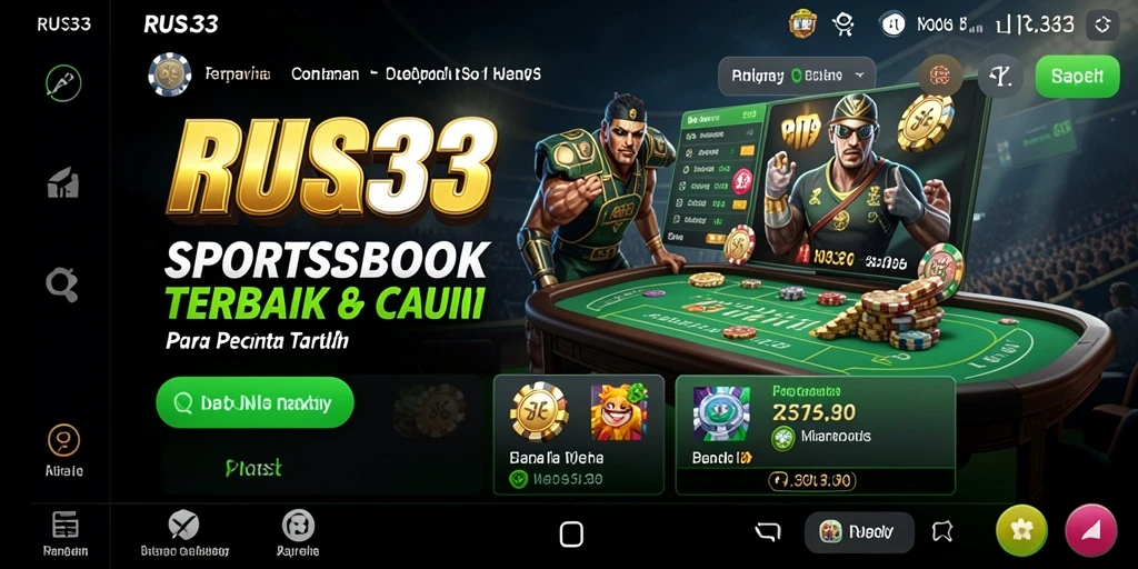 Tampilan gameplay taruhan olahraga yang menarik dalam RUSA33.