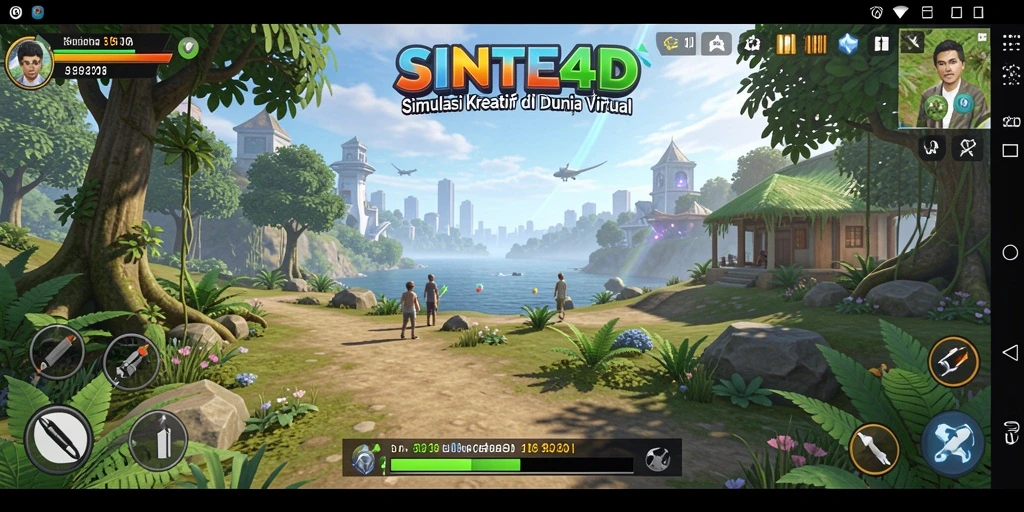 Tampilan screenshot SINTE4D dengan gameplay Simulation yang menarik.