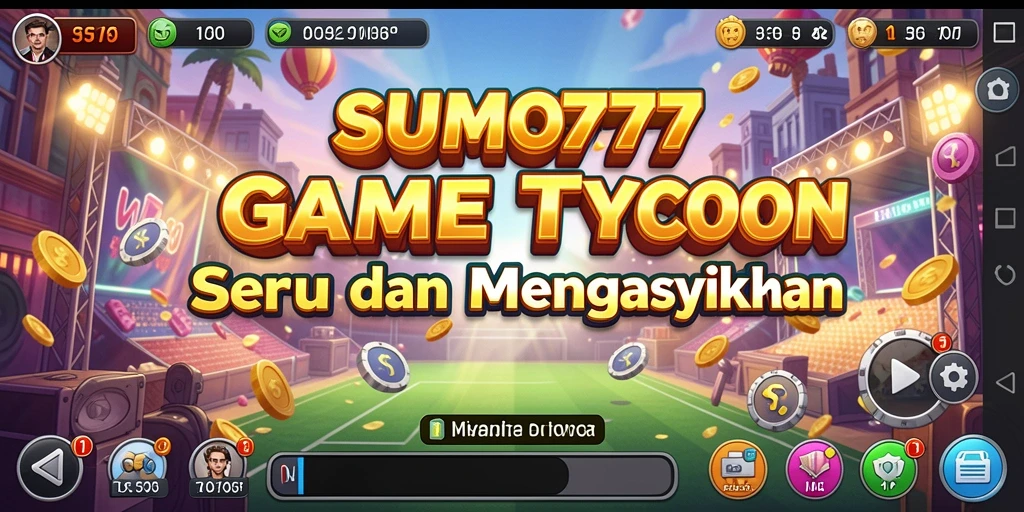 Tangkapan layar menampilkan gameplay Tycoon SUMO777 yang seru.