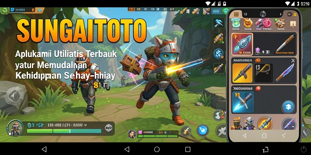 Tangkapan layar SUNGAITOTO dengan antarmuka pengguna yang intuitif dan fitur-fitur berguna.