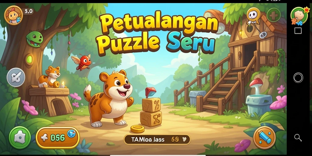 Screenshot gameplay TAR555 menampilkan tantangan puzzle yang mengasyikkan.