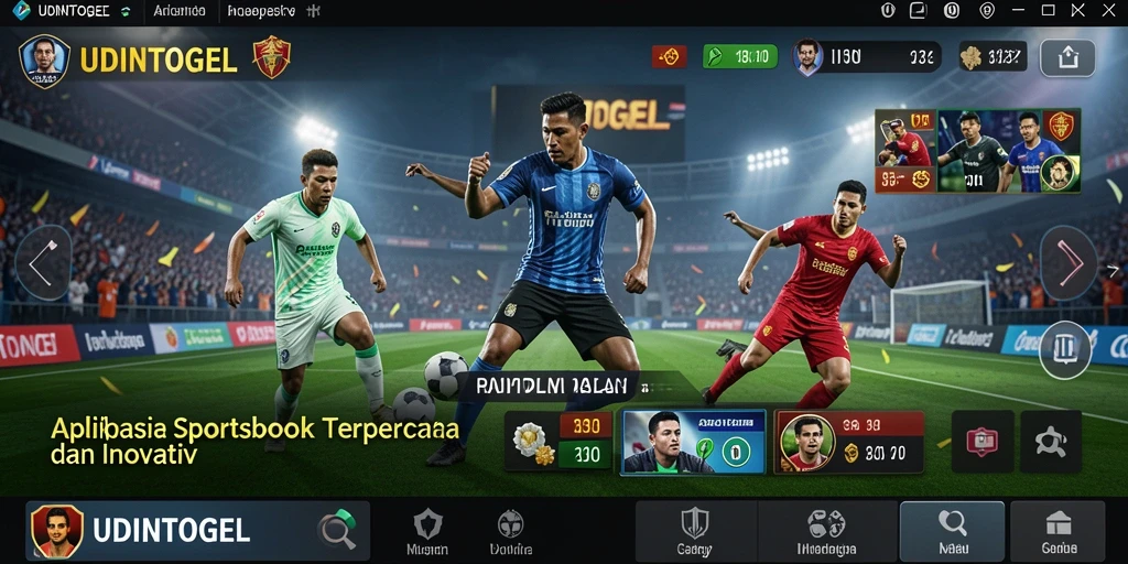 Tampilan menarik dari aplikasi taruhan Sportsbook UDINTOGEL.